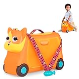 B. toys – Kinder Handgepäck Koffer Katze – Reisekoffer, Kinderkoffer mit Licht & Geräuschen – Kindergepäck zum Draufsitzen – mit Stauraum – für Mädchen und Jungen ab 2 Jahren – Lolo